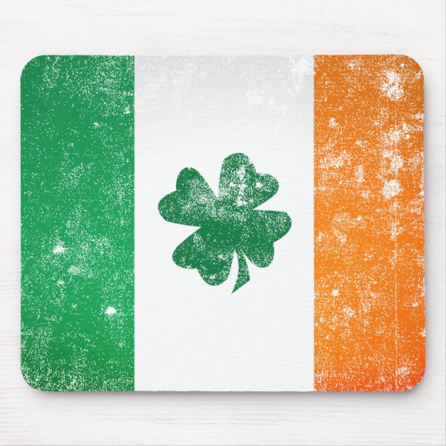 Tapis De Souris Drapeau irlandais (Devant)