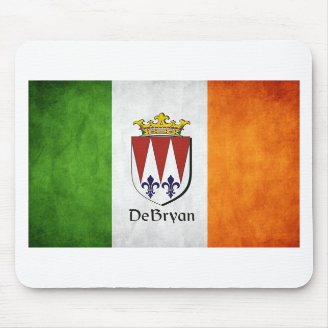 Tapis De Souris Drapeau irlandais DeBryan (Devant)