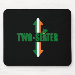 Tapis De Souris Drapeau Irlandais Deux Places Humour Adulte Trashy