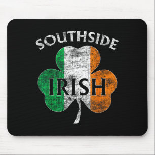 Tapis De Souris Drapeau irlandais du Southside de Chicago pour la
