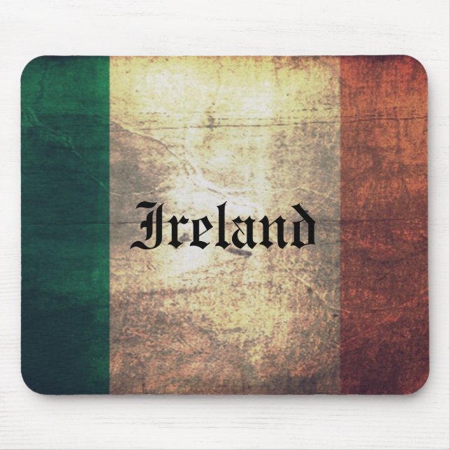 Tapis De Souris Drapeau irlandais en détresse (Devant)