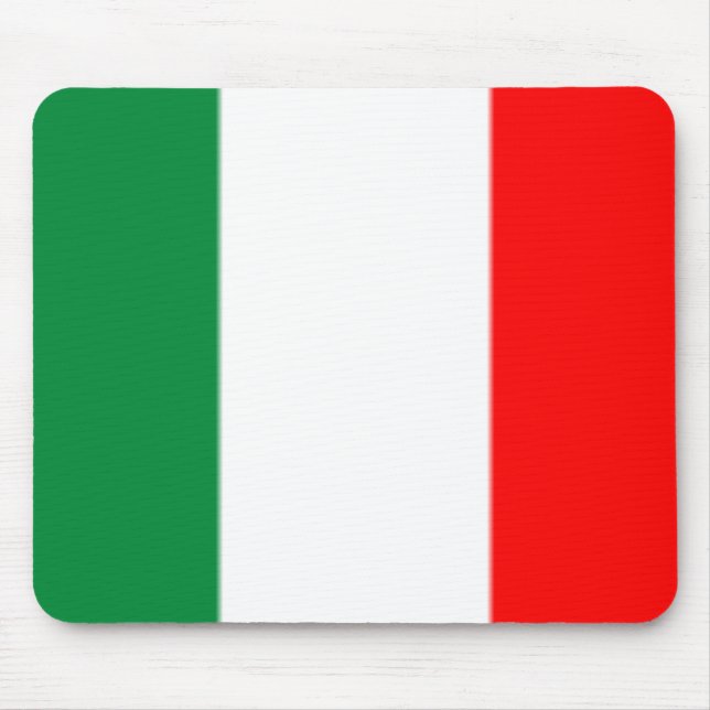Tapis De Souris Drapeau italien Mousepad (Devant)
