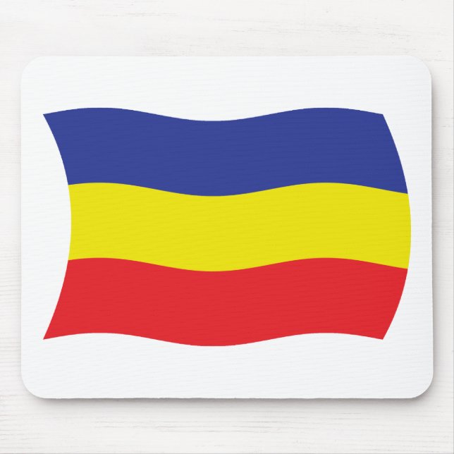 Tapis De Souris Drapeau Khmer Kampuchea Krom Mousepad (Devant)