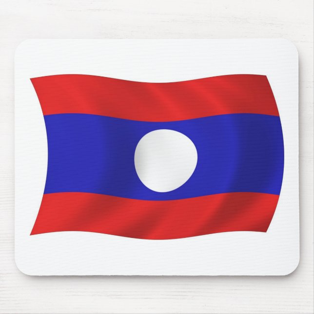 Tapis de souris Drapeau Laos (Devant)