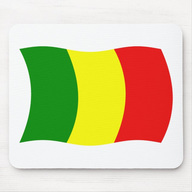 Tapis De Souris Drapeau malien Mousepad (Devant)