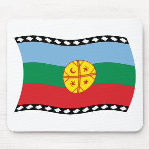 Tapis de souris Drapeau Mapuches