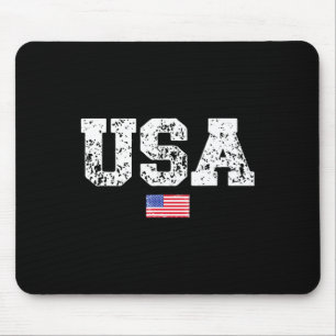 Tapis De Souris Drapeau Mens Usa 4 juillet Amérique Jour De L'Indé