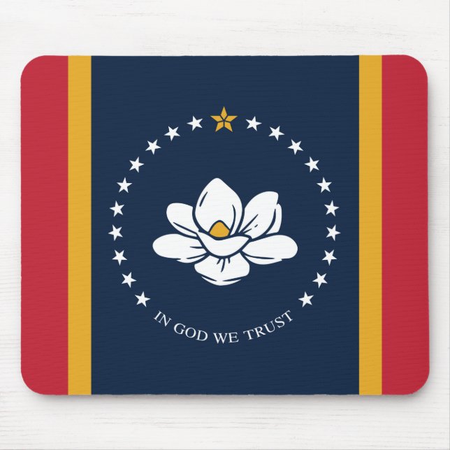 Tapis De Souris Drapeau Mississippi 2020 Nouveau (Devant)