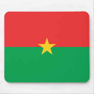 Tapis De Souris Drapeau Mousepad de Burkina Faso