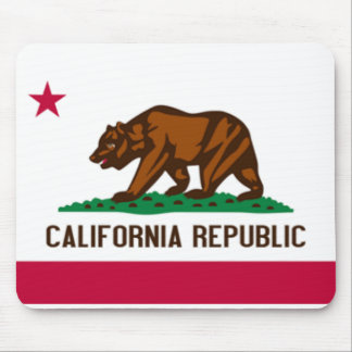 Tapis De Souris Drapeau Mousepad de la Californie