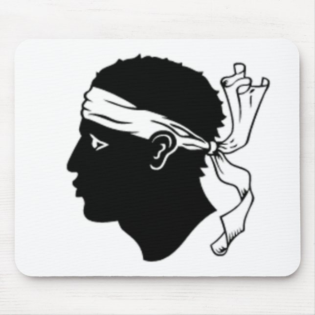 Tapis De Souris Drapeau Mousepad de la Corse (Devant)