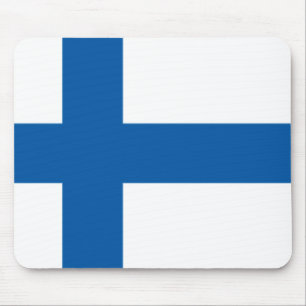 Tapis De Souris Drapeau Mousepad de la Finlande