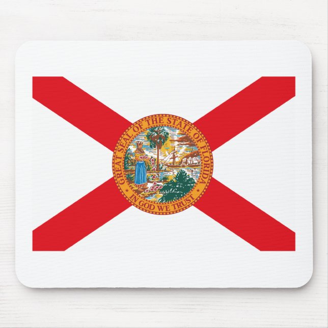 Tapis De Souris Drapeau Mousepad de la Floride (Devant)