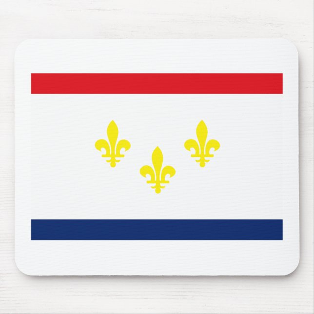 Tapis De Souris Drapeau Mousepad de la Nouvelle-Orléans (Devant)