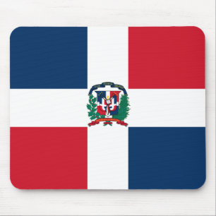 Tapis De Souris Drapeau Mousepad de la République Dominicaine