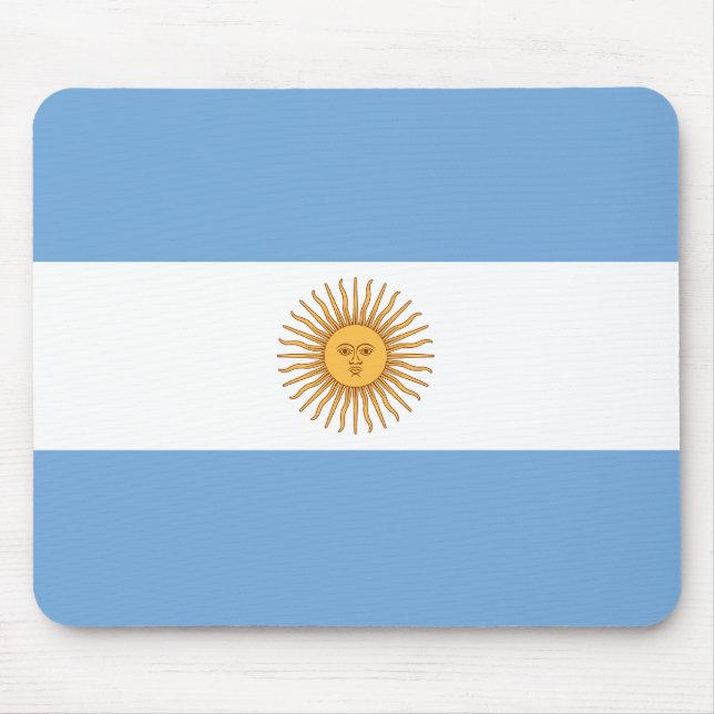 Tapis De Souris Drapeau Mousepad de l'Argentine (Devant)