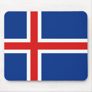 Tapis De Souris Drapeau Mousepad de l'Islande