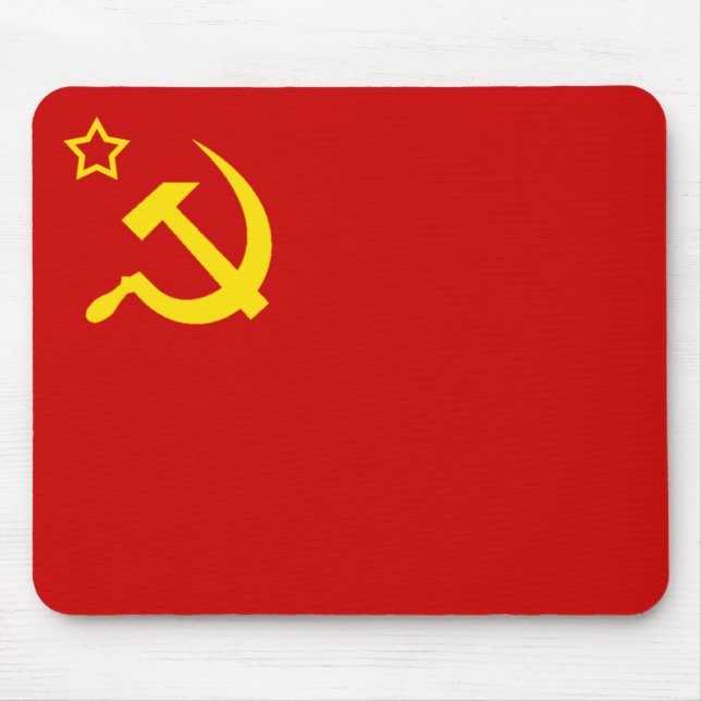 Tapis De Souris Drapeau Mousepad de l'URSS (Devant)