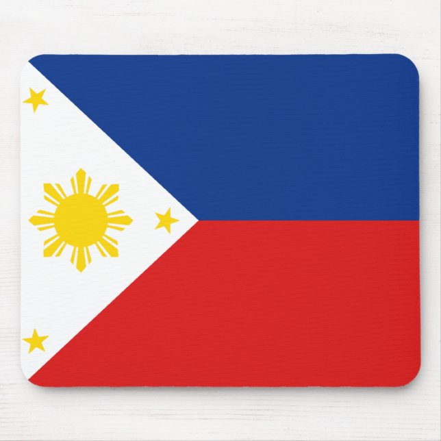 Tapis De Souris Drapeau Mousepad de Philippines (Devant)
