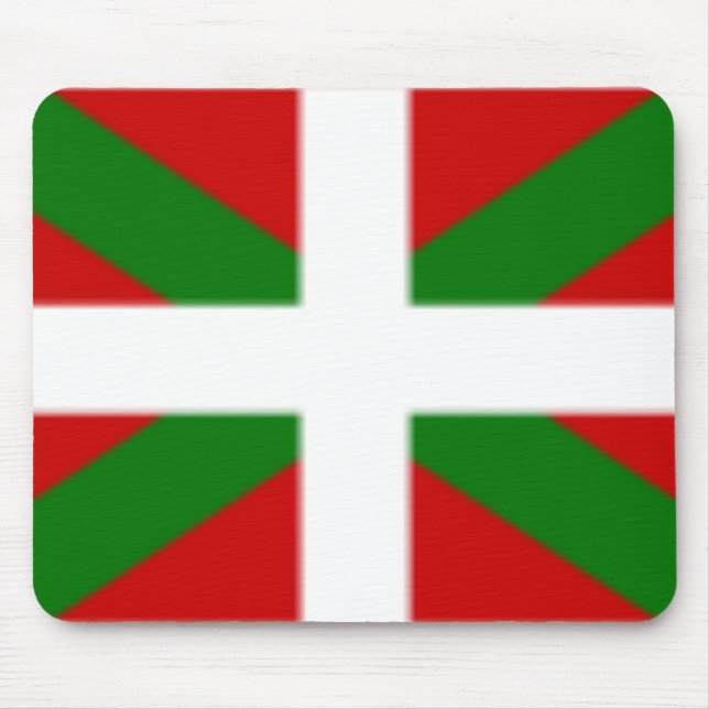 Tapis De Souris Drapeau Mousepad de région Basque (Devant)