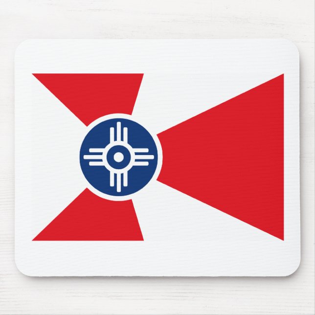 Tapis De Souris Drapeau Mousepad de Wichita (Devant)