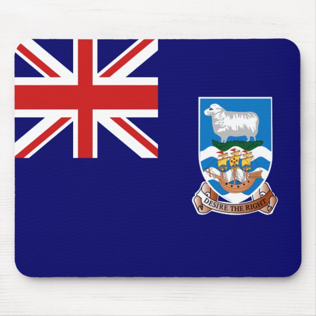 Tapis De Souris Drapeau Mousepad des Îles Falkland (Devant)