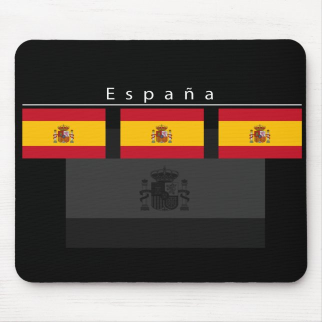 Tapis De Souris Drapeau Mousepad d'Espana (Devant)