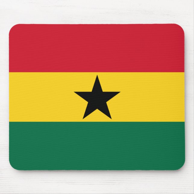 Tapis De Souris Drapeau Mousepad du Ghana (Devant)