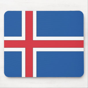 Tapis De Souris Drapeau national d'Islande