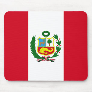 Tapis De Souris Drapeau national du Pérou