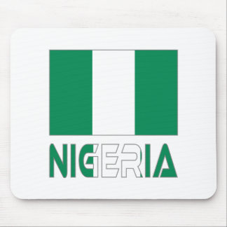 Tapis De Souris Drapeau nigérian et Nigeria