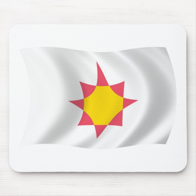Tapis de souris Drapeau Novial (Devant)