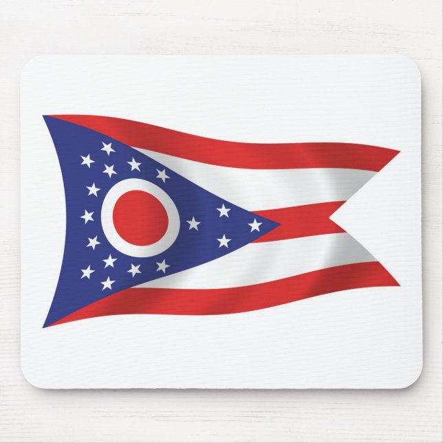Tapis De Souris Drapeau Ohio Mousepad (Devant)