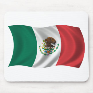 Tapis De Souris Drapeau onduleux du Mexique