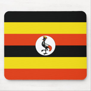 Tapis De Souris Drapeau ougandais Mousepad