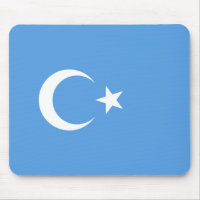 Drapeau ouïghour du Turkestan oriental (Uyghurista