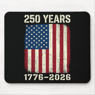 Tapis De Souris Drapeau patriotique américain 250e anniversaire 4