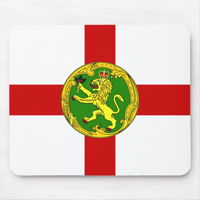 Tapis De Souris Drapeau patriotique d'Aurigny (Devant)
