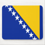 Tapis De Souris Drapeau patriotique de Bosnie-Herzégovine<br><div class="desc">Le drapeau national de la Bosnie-Herzégovine.</div>