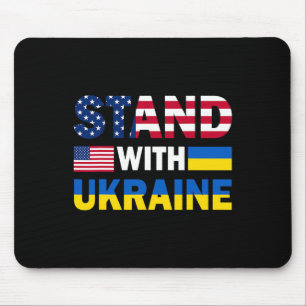 Tapis De Souris Drapeau patriotique de fierté de l'Ukraine avec le