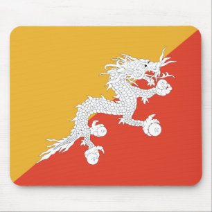 Tapis De Souris Drapeau patriotique du Bhoutan