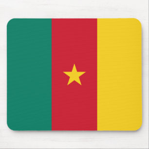 Tapis De Souris Drapeau patriotique du Cameroun