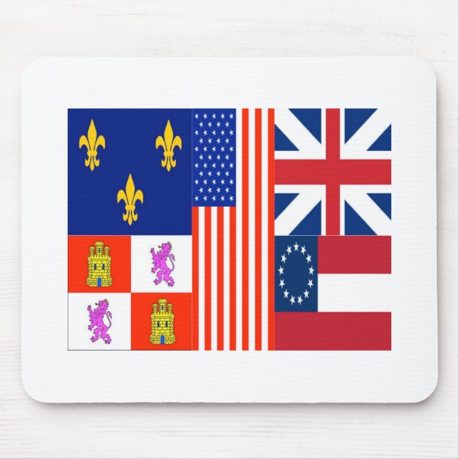 Tapis De Souris Drapeau Pensacola (Devant)