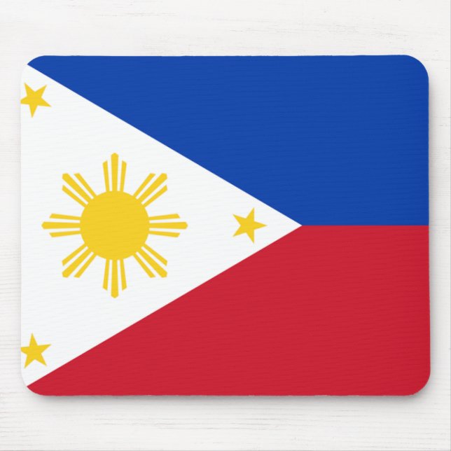 Tapis De Souris Drapeau philippin (Devant)