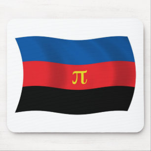 Tapis de souris Drapeau Polyamorie