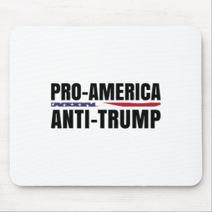 Tapis De Souris Drapeau pro-américain anti-trump