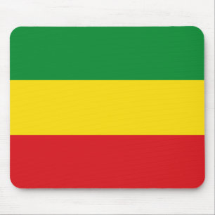 Tapis De Souris Drapeau rastafari éthiopien Rasta