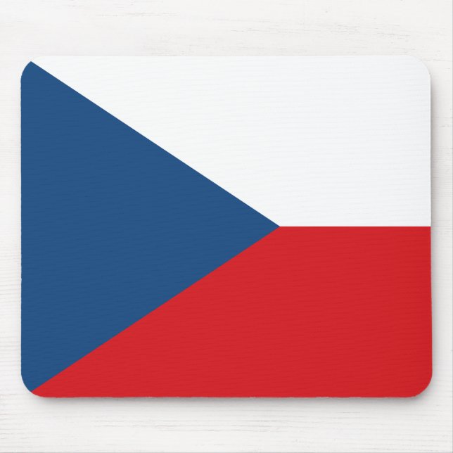 Tapis De Souris Drapeau République tchèque (Devant)