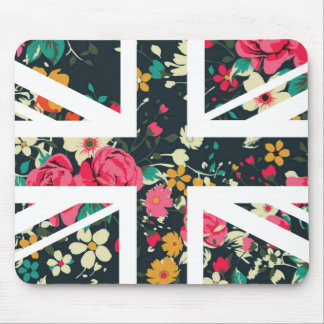Tapis De Souris Drapeau rose d'Union Jack les Anglais (R-U) de cru