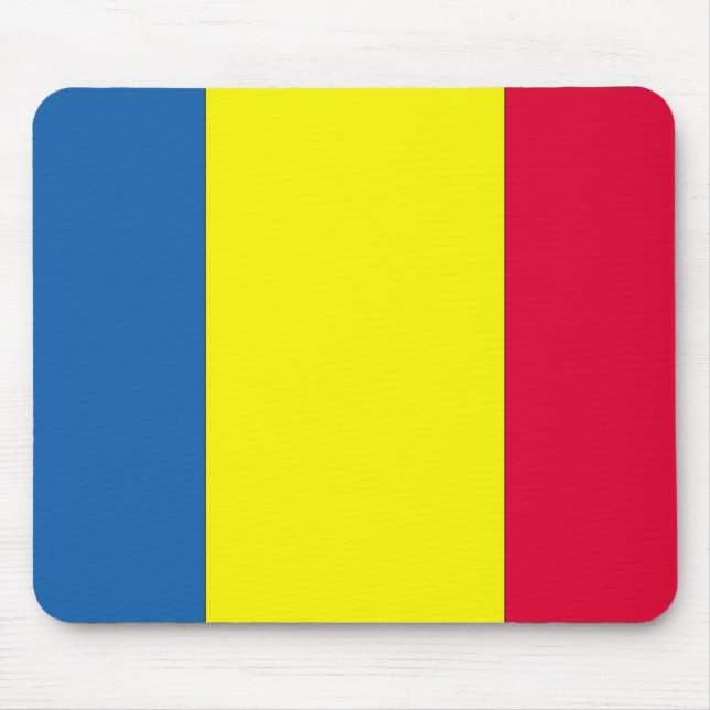 Tapis De Souris Drapeau roumain (Devant)